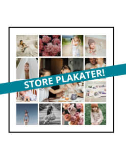 Forfatter Uendelighed endelse Fotocollage med dine bedste familiebilleder - hos Plakattrykkeren.dk